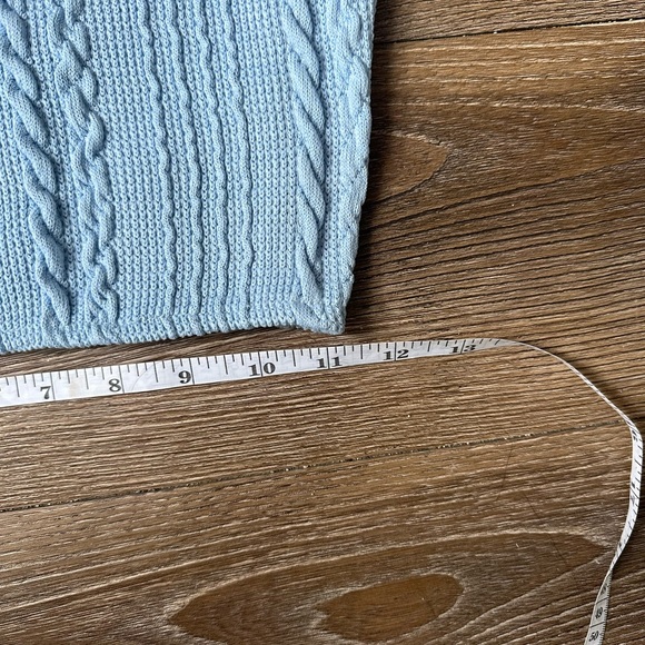 Baby Blue Zara Spaghetti Strap Crop Top - Picture 4 of 5